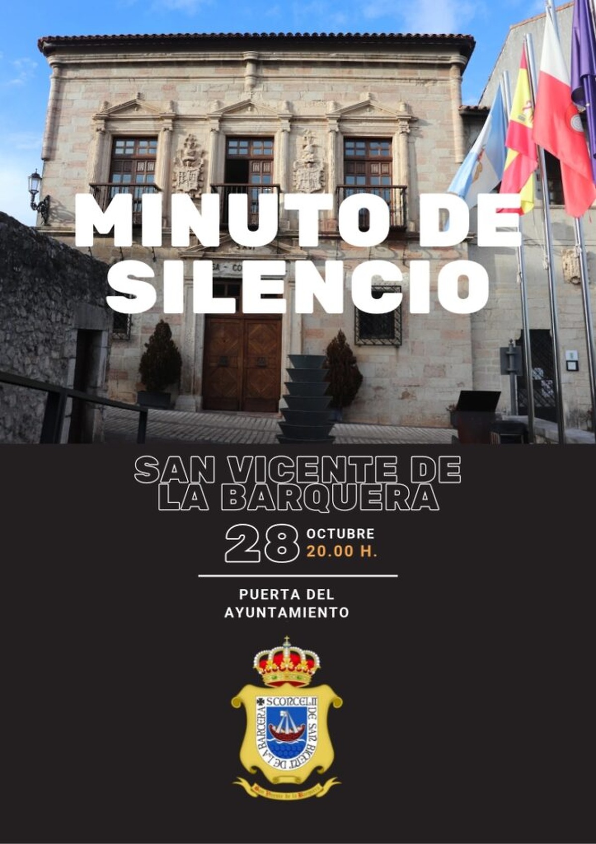 San Vicente de la Barquera convoca un minuto de silencio por las víctimas del accidente ferroviario en Toledo
