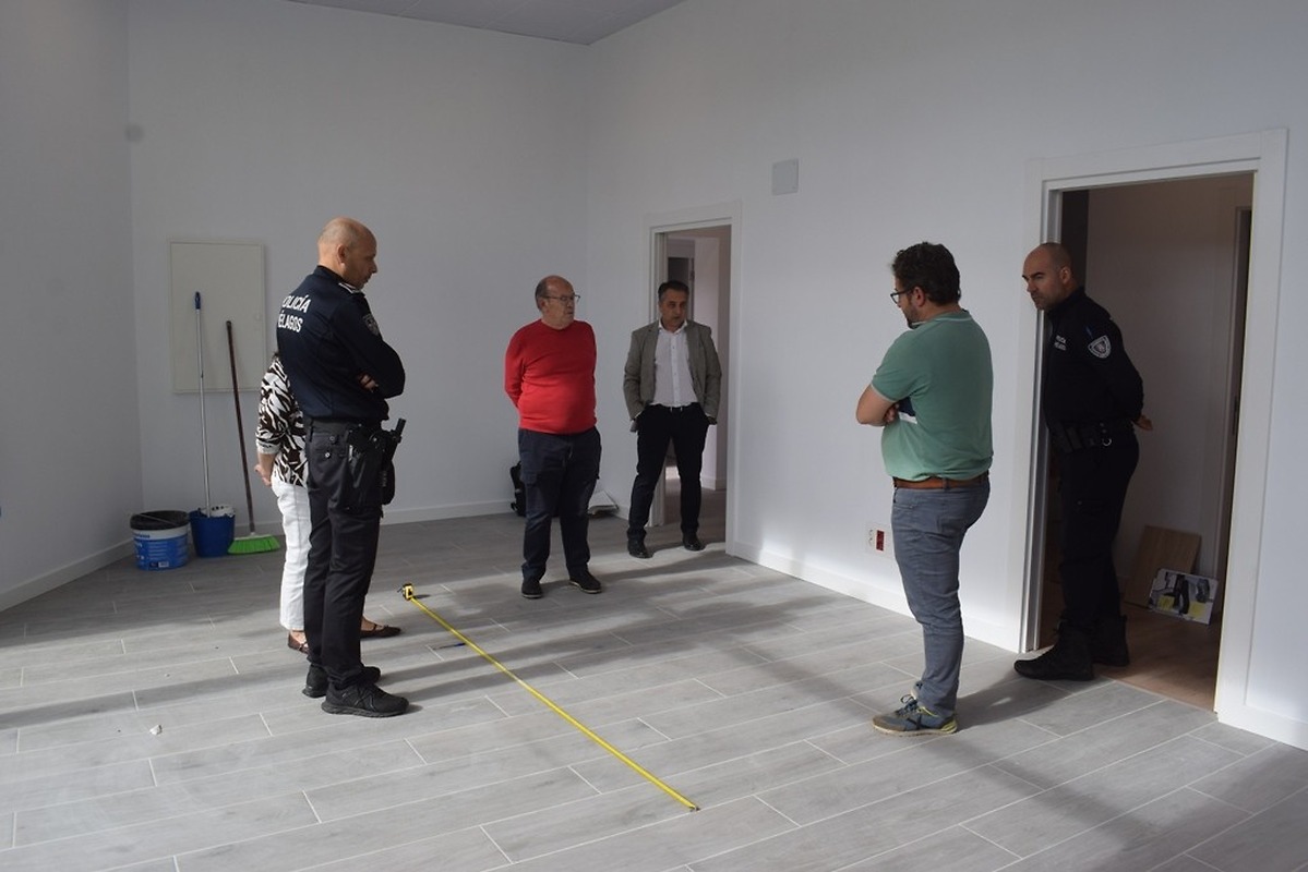 La rehabilitación de la sede de la Policía Local de Piélagos avanza hacia su conclusión