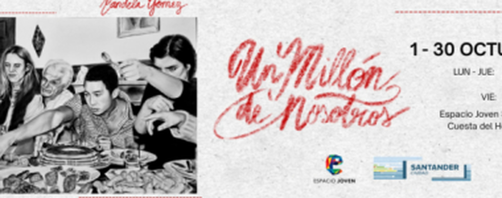 Espacio Joven de Santander presenta la exposición 'Un millón de nosotros' de Candela Gómez